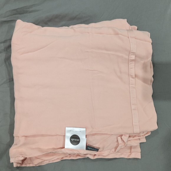 Ettitude Cloud Pink King Flat Sheet - Picture 4 of 4